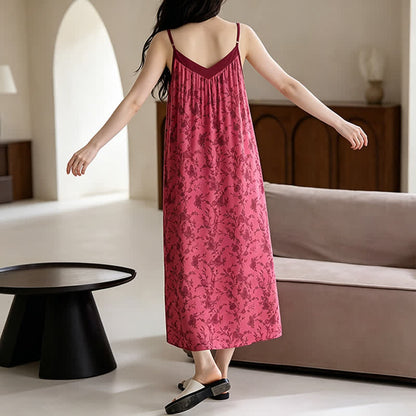 Ownkoti Rose Vine & Floral Cotton House Dress - image 3