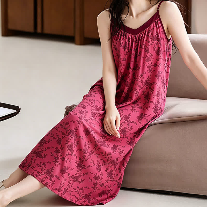 Ownkoti Rose Vine & Floral Cotton House Dress - image 4