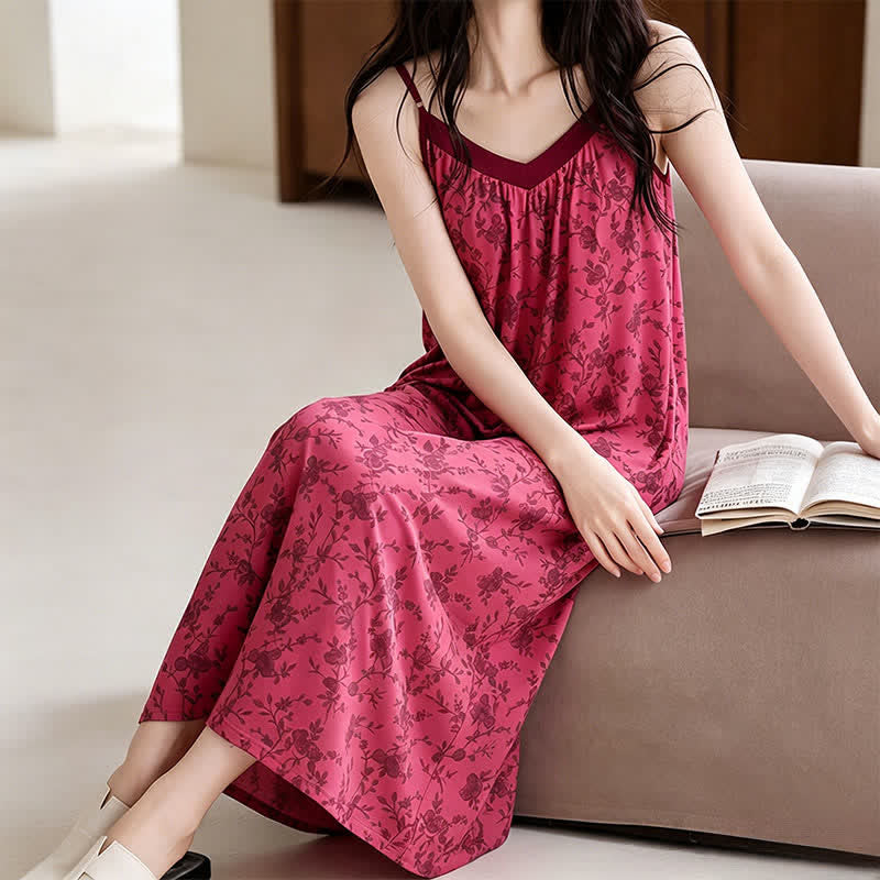 Ownkoti Rose Vine & Floral Cotton House Dress - image 5