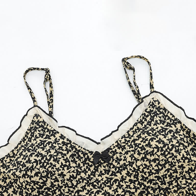 Ownkoti Printed Modal Cami Shorts Pajama Set - image 1