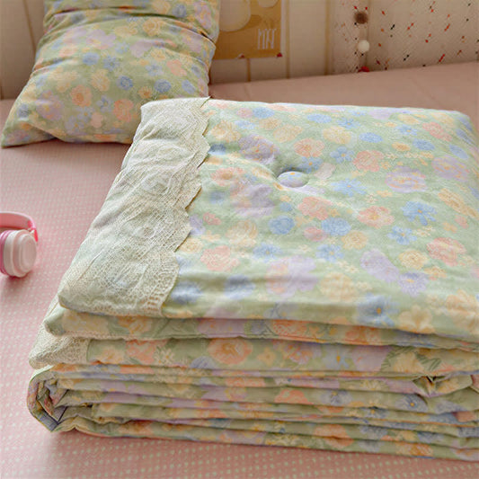 Ownkoti Lace Greenery Cotton Bedding Set - image 0