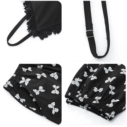 Ownkoti Cami & Bow Print Shorts Pajama Set - image 2