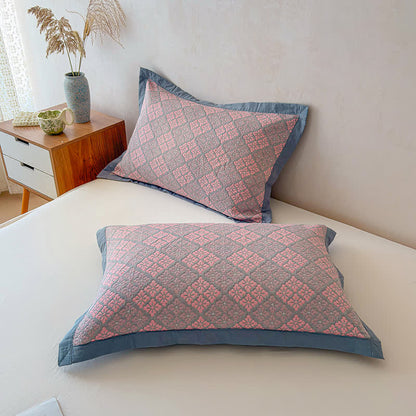 Ownkoti Cotton Gauze Yarn-Dyed Reversible Bedspread Quilt - image 11