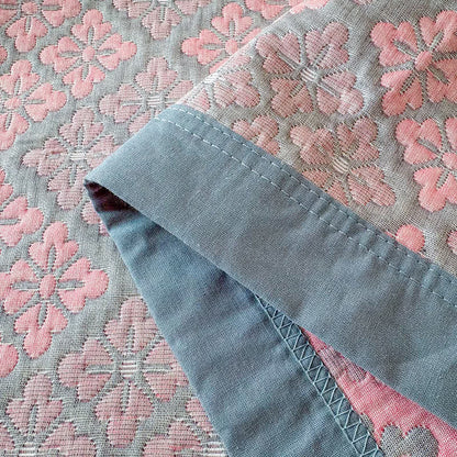 Ownkoti Cotton Gauze Yarn-Dyed Reversible Bedspread Quilt - image 9