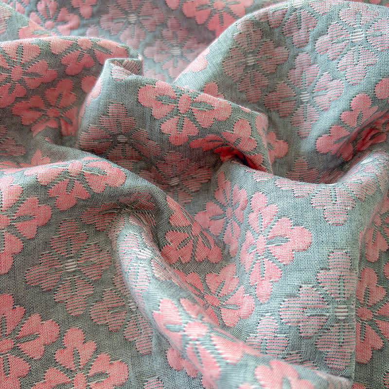 Ownkoti Cotton Gauze Yarn-Dyed Reversible Bedspread Quilt - image 10