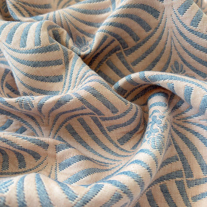 OwnkotiJacquard Reversible 3-layer Geometric Blanket Quilt - image 12