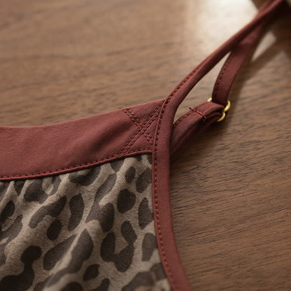 Ownkoti Leopard Print Cotton Night Dress - image 4
