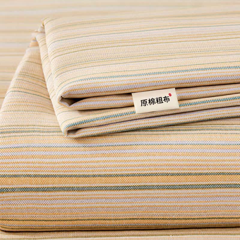 Ownkoti Rustic Cotton Linen Stripe Bedspread - image 2