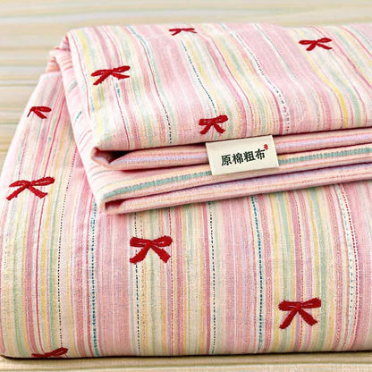 Ownkoti Sweet Blush Bow Jacquard Bedding Set  - image 2