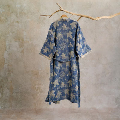 Ownkoti Unisex Maple Leaf Cotton Kimono Robe - image 1