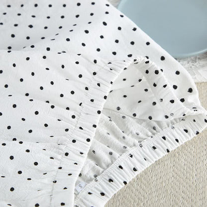 Ownkoti Polka Dot Cotton Kimono Pajama Set - image 8