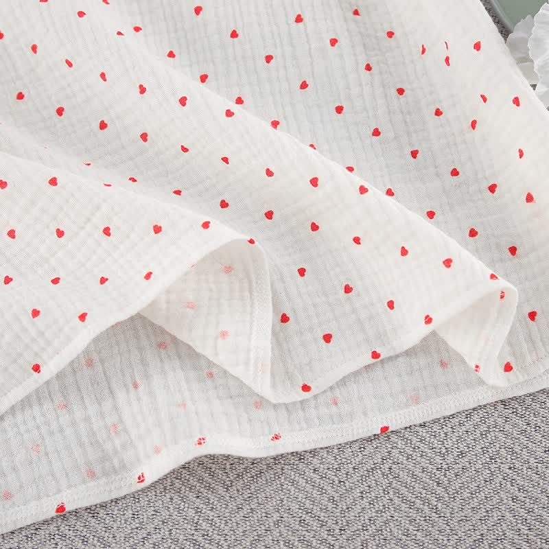 Ownkoti Red Heart Pure Cotton Lounge Dress - image 8
