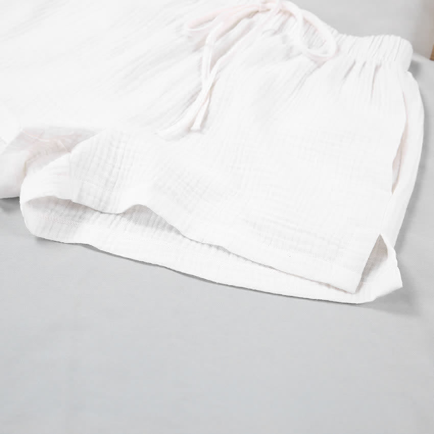 Ownkoti Long Sleeve Top & Shorts Pajama Set - image 12