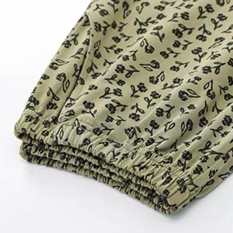 Ownkoti Olive Floral Ruffle Cami Pajama Set - image 8