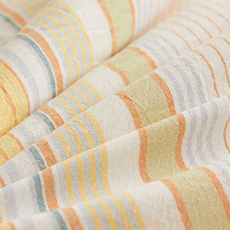 Ownkoti Soft Plaid Pure Summer Bedding Set - image 3