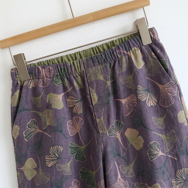 Ownkoti Ginkgo Cami Top & Pants Pajama Set - image 15