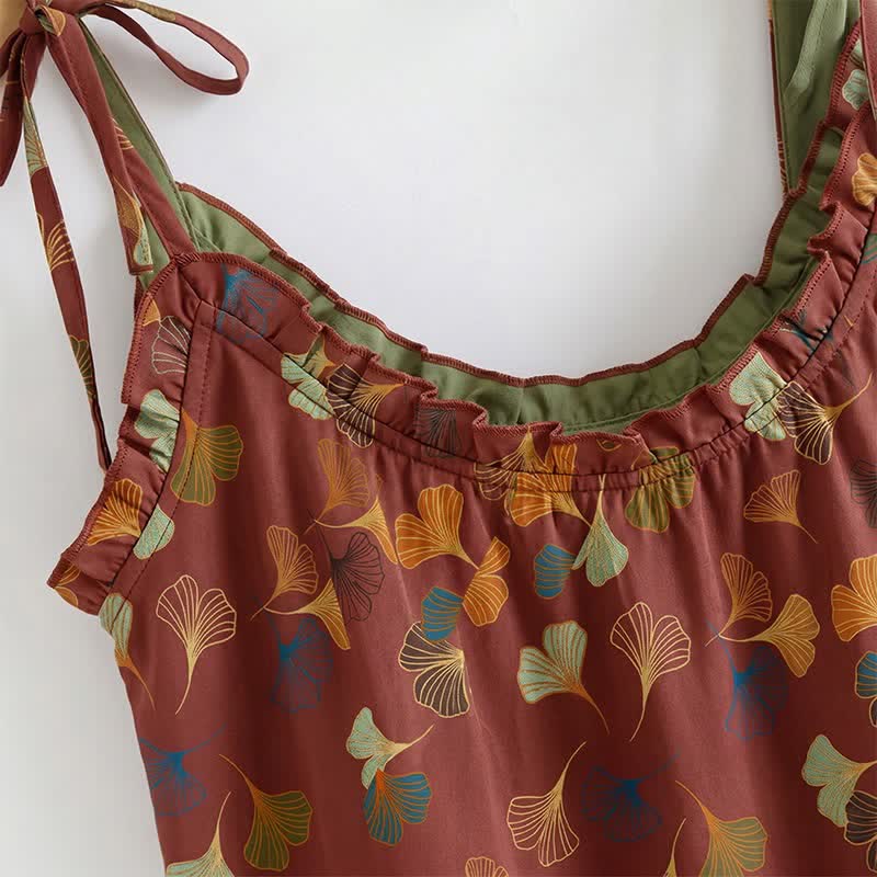 Ownkoti Ginkgo Cami Top & Pants Pajama Set - image 20