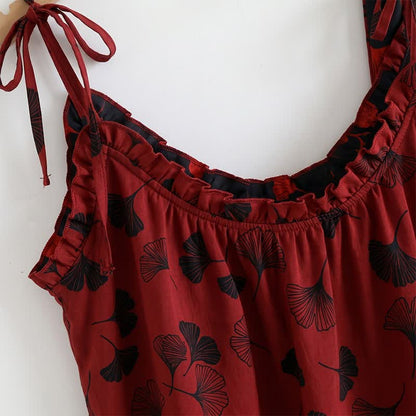 Ownkoti Ginkgo Cami Top & Pants Pajama Set - image 23