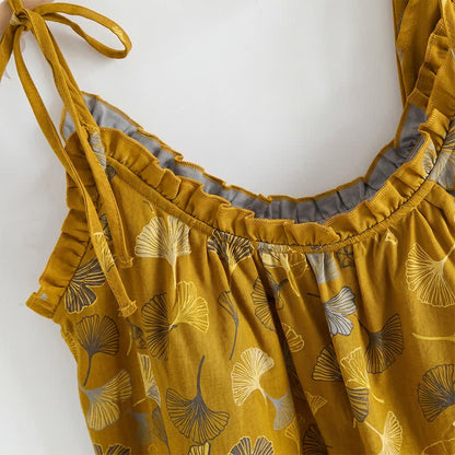 Ownkoti Ginkgo Cami Top & Pants Pajama Set - image 11