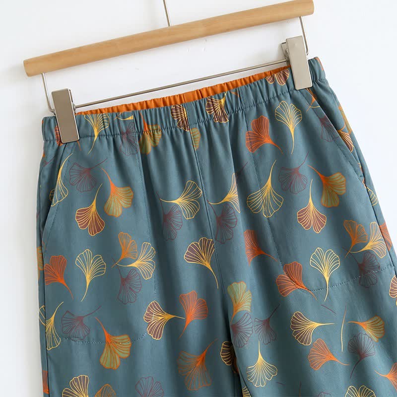 Ownkoti Ginkgo Cami Top & Pants Pajama Set - image 7