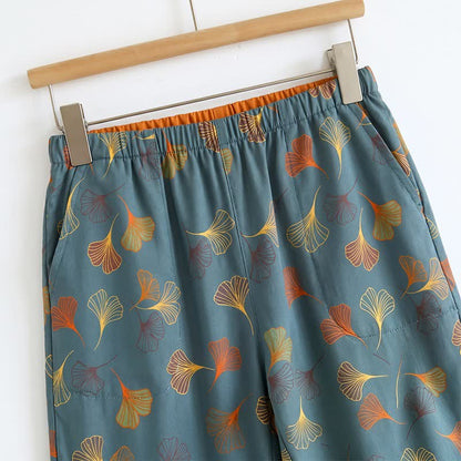 Ownkoti Ginkgo Cami Top & Pants Pajama Set - image 3