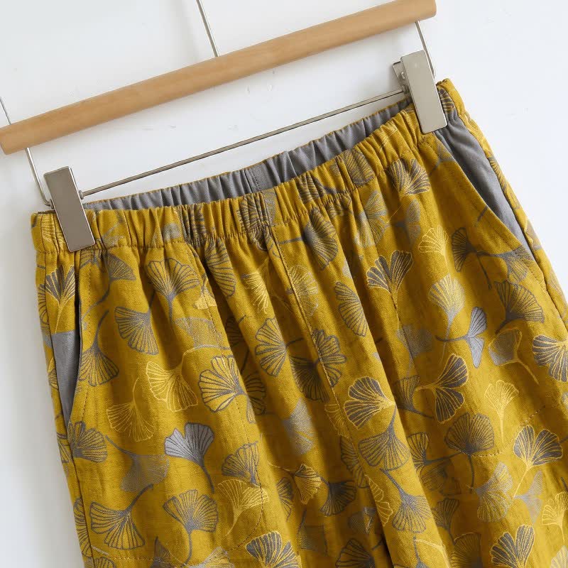 Ownkoti Ginkgo Cami Top & Pants Pajama Set - image 12