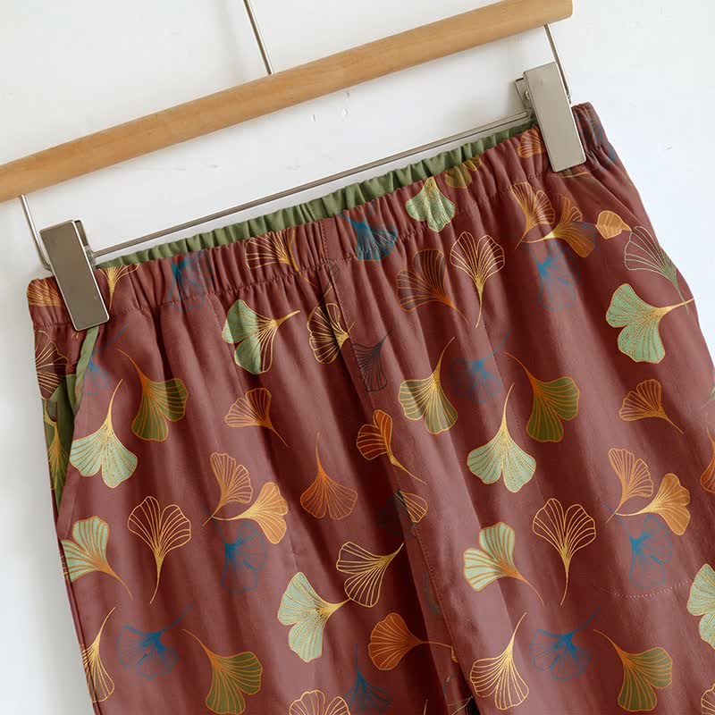 Ownkoti Ginkgo Cami Top & Pants Pajama Set - image 21
