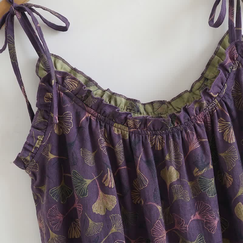 Ownkoti Ginkgo Cami Top & Pants Pajama Set - image 14