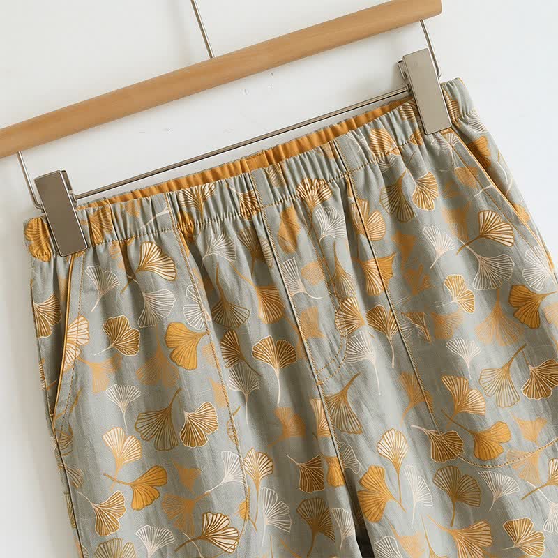 Ownkoti Ginkgo Cami Top & Pants Pajama Set - image 30