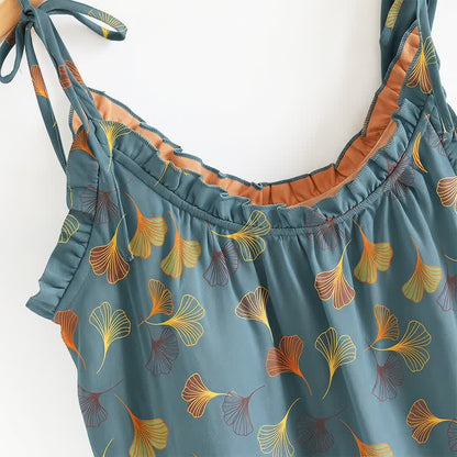 Ownkoti Ginkgo Cami Top & Pants Pajama Set - image 2