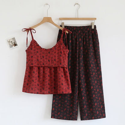 Ownkoti Ginkgo Biloba Leaf Cami Pajama Set - image 17