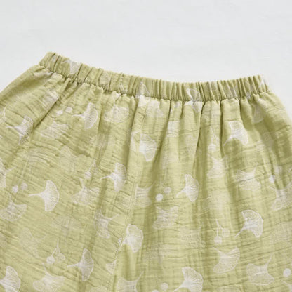Ownkoti Fresh Ginkgo Leaf Cami Cotton Pajamas - image 7