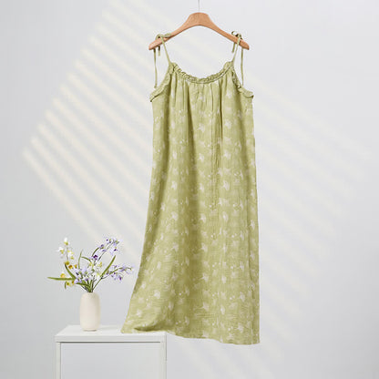 Ownkoti Fresh Ginkgo Cotton Cami Night Dress - image 3