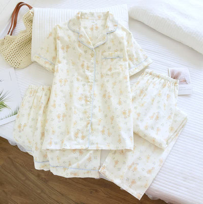 Ownkoti Cotton Duck Print Three Piece Loungewear - image 3