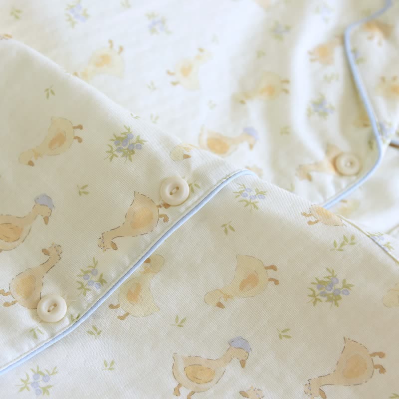 Ownkoti Cotton Duck Print Three Piece Loungewear - image 8