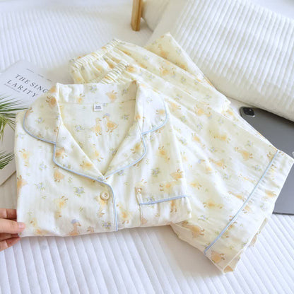 Ownkoti Cotton Duck Print Three Piece Loungewear - image 4