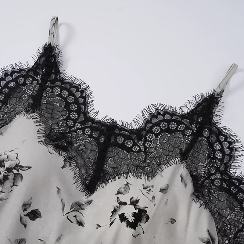 Ownkoti Romantic Floral Lace Cami Pajama Set - image 4