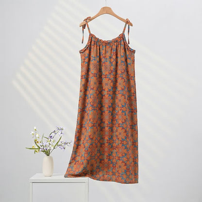 Ownkoti Vintage Boho Cotton Cami Night Dress - image 8