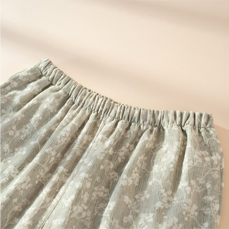 Ownkoti Soft Floral Cotton Button Front Pajamas - image 10
