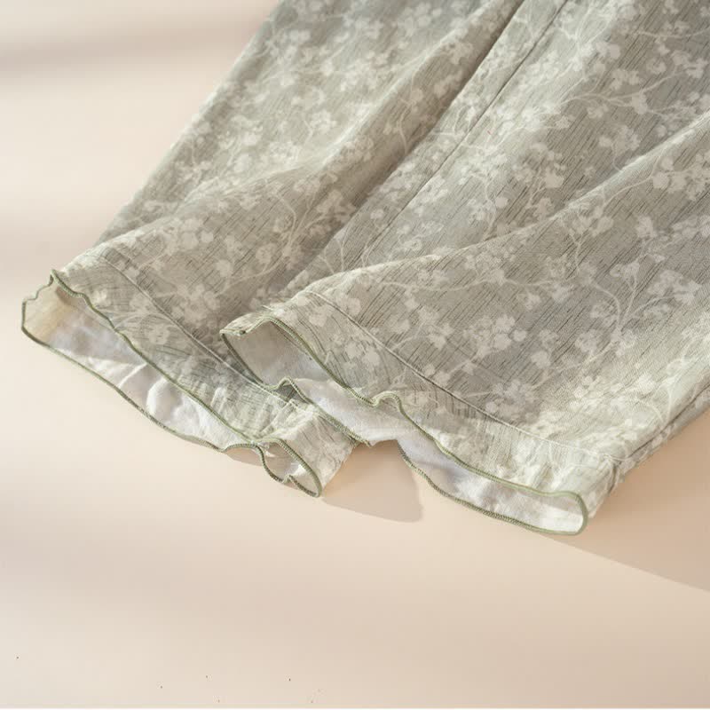 Ownkoti Soft Floral Cotton Button Front Pajamas - image 12