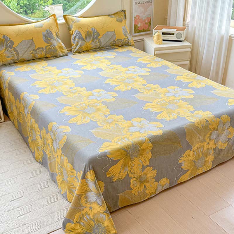 Ownkoti Floral Cotton Gauze 4-Piece Bedding Set - image 5
