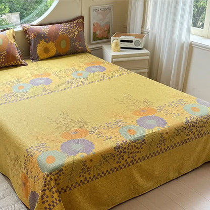 Ownkoti Sunflower Cotton Double Gauze Bedding Set(4PCS) - image 2