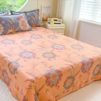 Ownkoti Floral & Wheat Cotton Gauze Bedding Set(4PCS) - image 2
