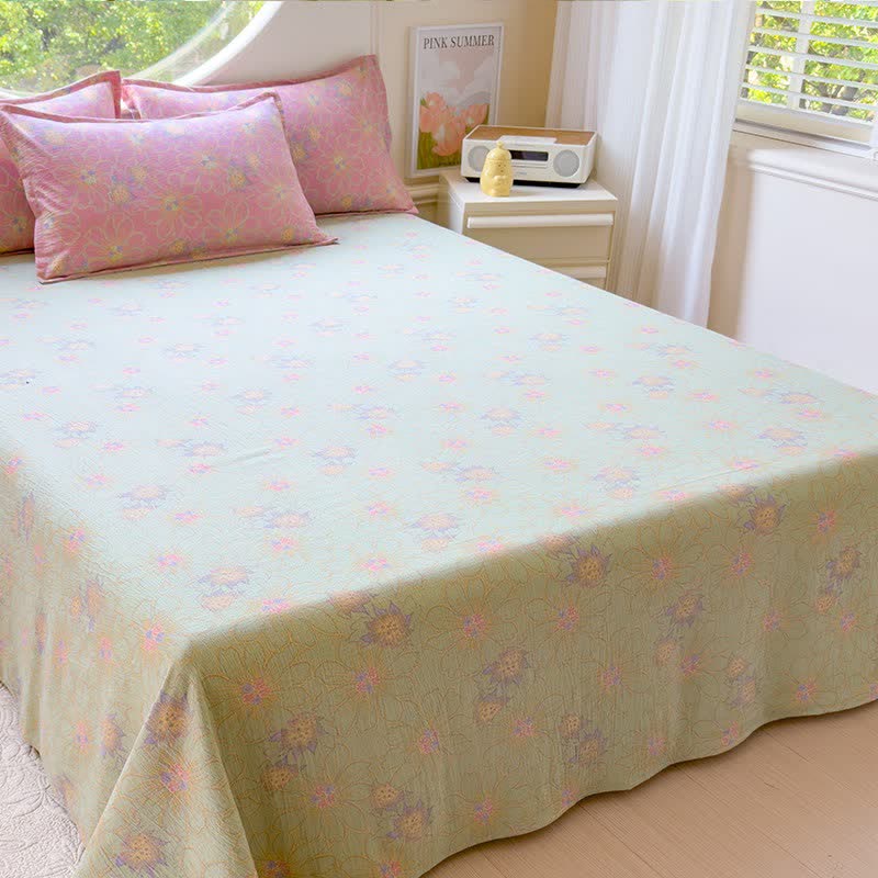 Ownkoti Pastel Floral Cotton Double Gauze Bedding(4PCS) - image 2