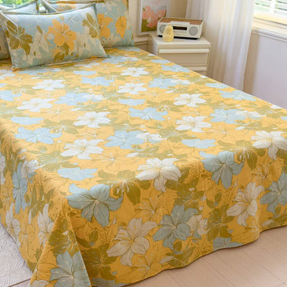 Ownkoti Lily Floral Cotton Double Gauze Bedding(4PCS) - image 2