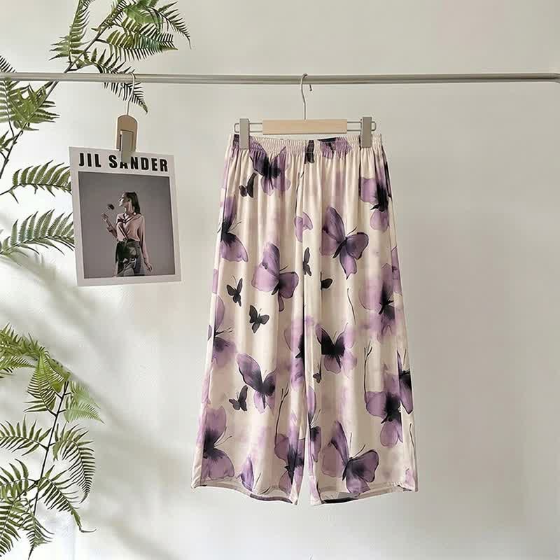 Ownkoti Dreamy Butterfly Cropped Pajama Pants - image 1