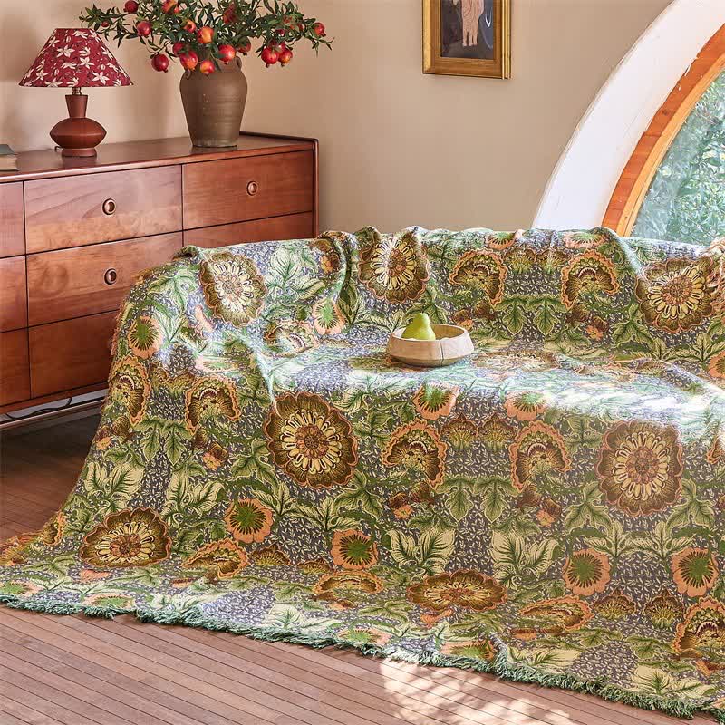 Ownkoti Reversible Floral 4-Layer Cotton Gauze Blanket Quilt - image 4