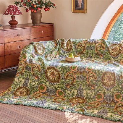 Ownkoti Reversible Floral 4-Layer Cotton Gauze Blanket Quilt - image 4