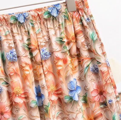 Ownkoti Vintage Botanical Print Cropped Pajama Pants - image 5