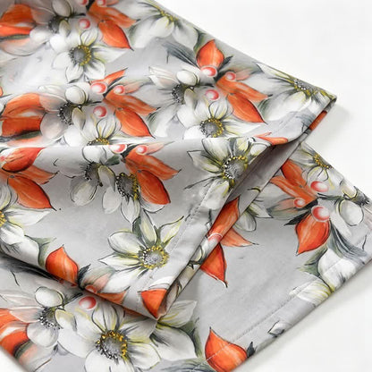 Ownkoti Vintage Floral Cropped Lounge Pants - image 5